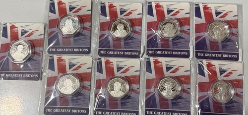 The greatest britons coins - x,