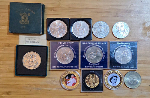 British commemorative coin - british,