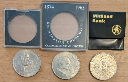 Three commemorative coins - three,
