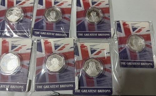 The greatest britons coins - x,